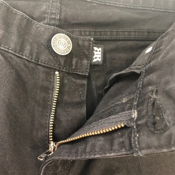 Rock & Republic Black Skinny Jeans 28 - Picture 4 of 10